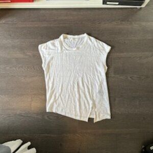Isabel Marant Linen Asymmetrical T-Shirt